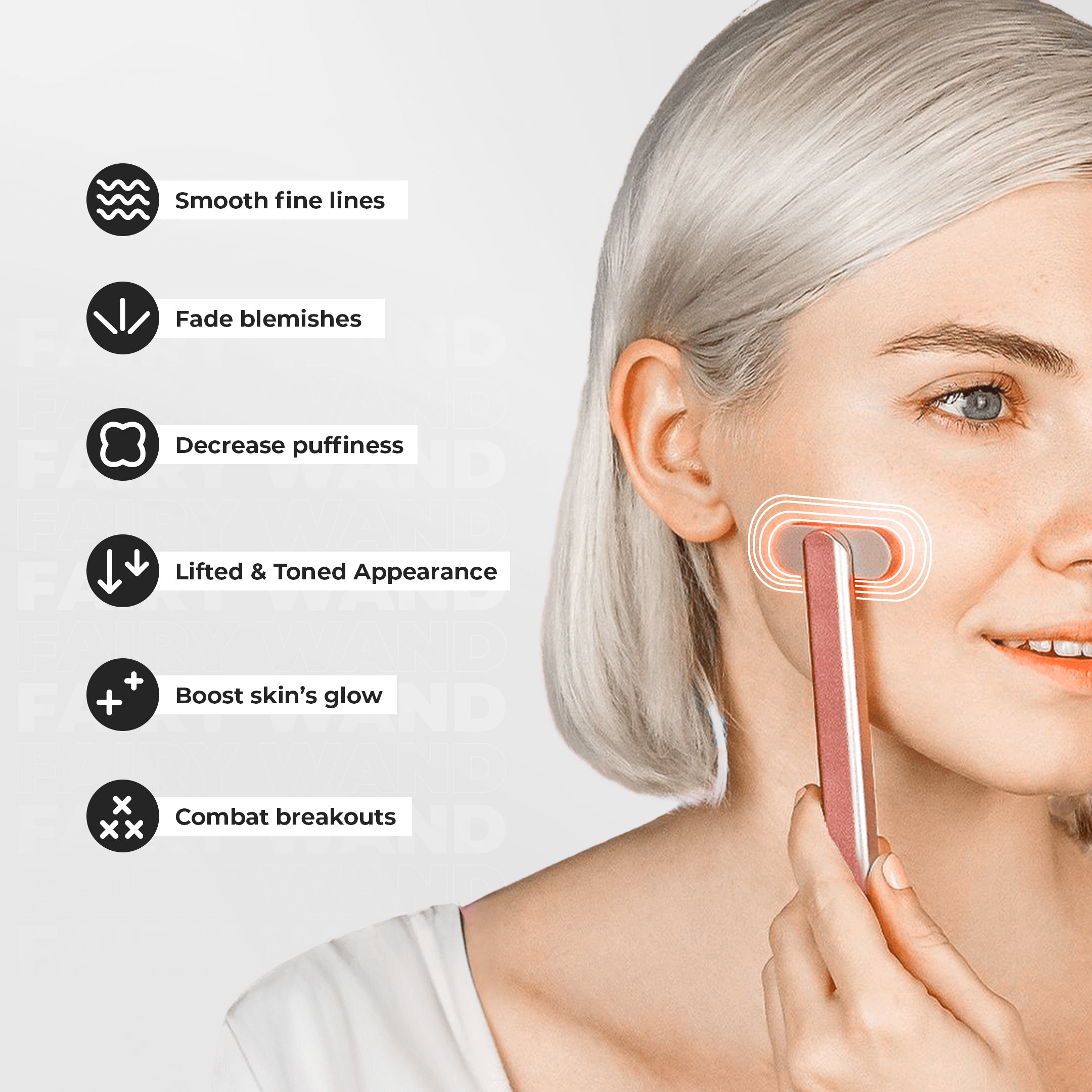 Venavu Red Light Therapy Facial Fairy Wand