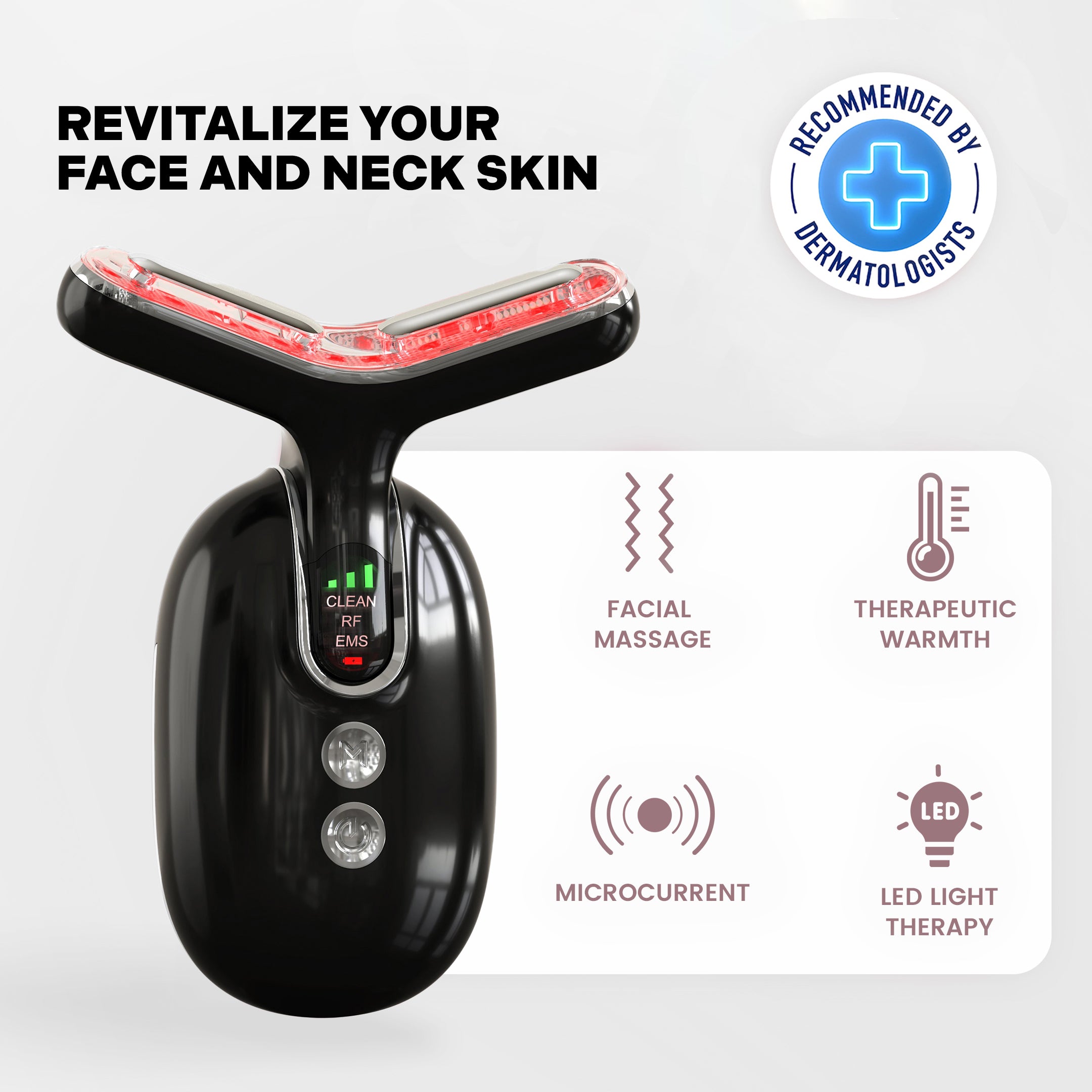 Venavu 3-in-1 LED Therapy Face Sculptor Handset