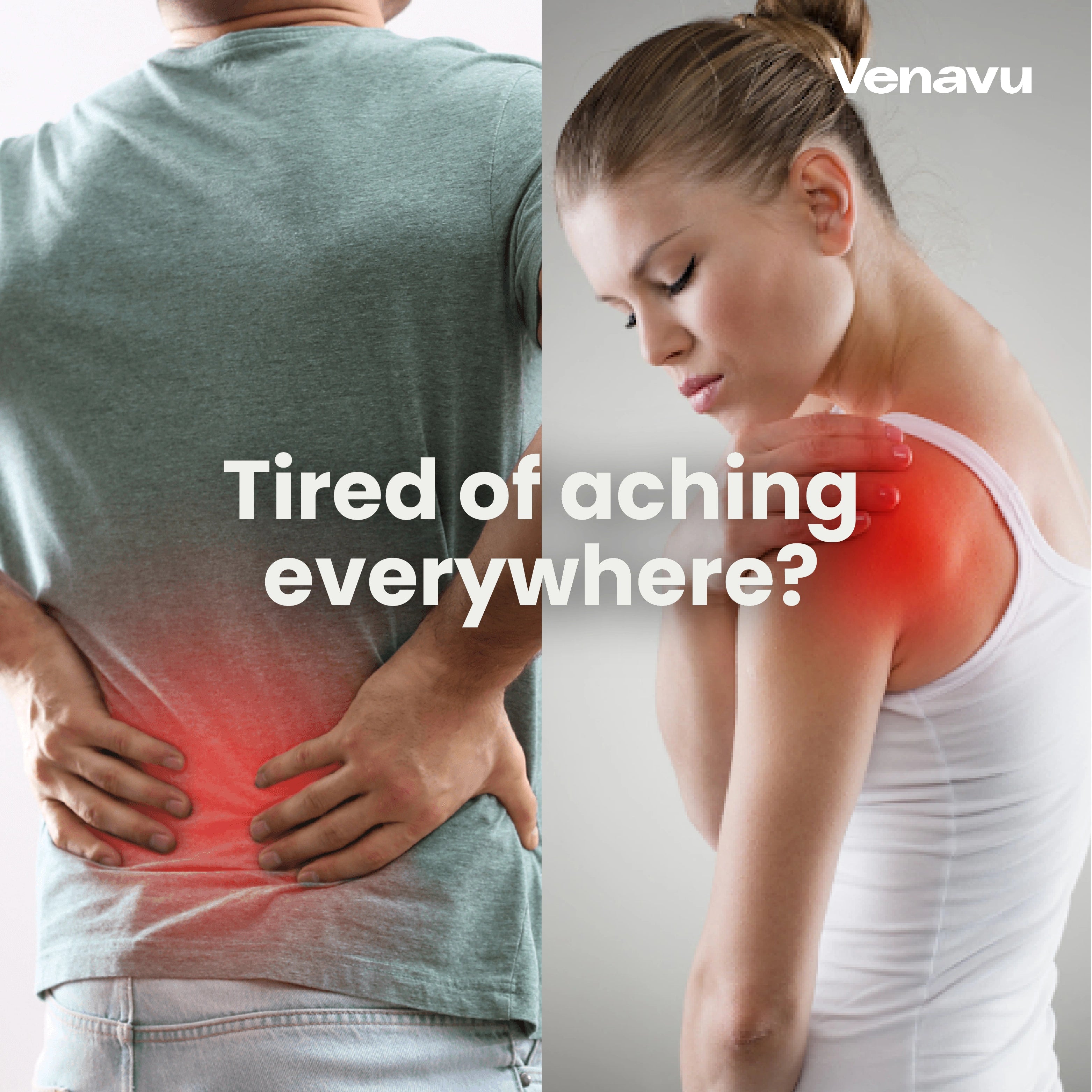 Venavu Red Light Therapy Pad for Body Pain