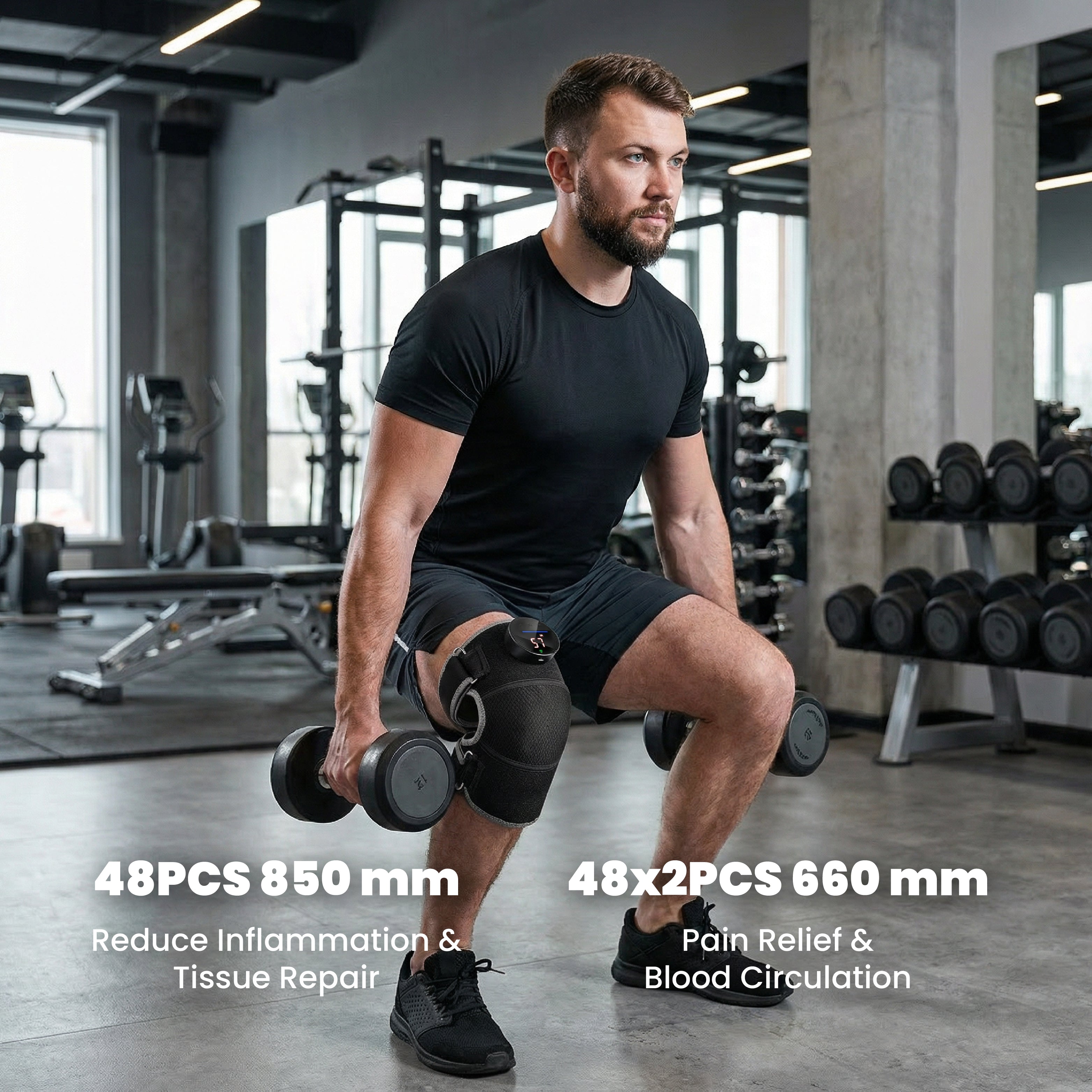 Venavu Red Light Therapy & Vibration Massage Knee Brace