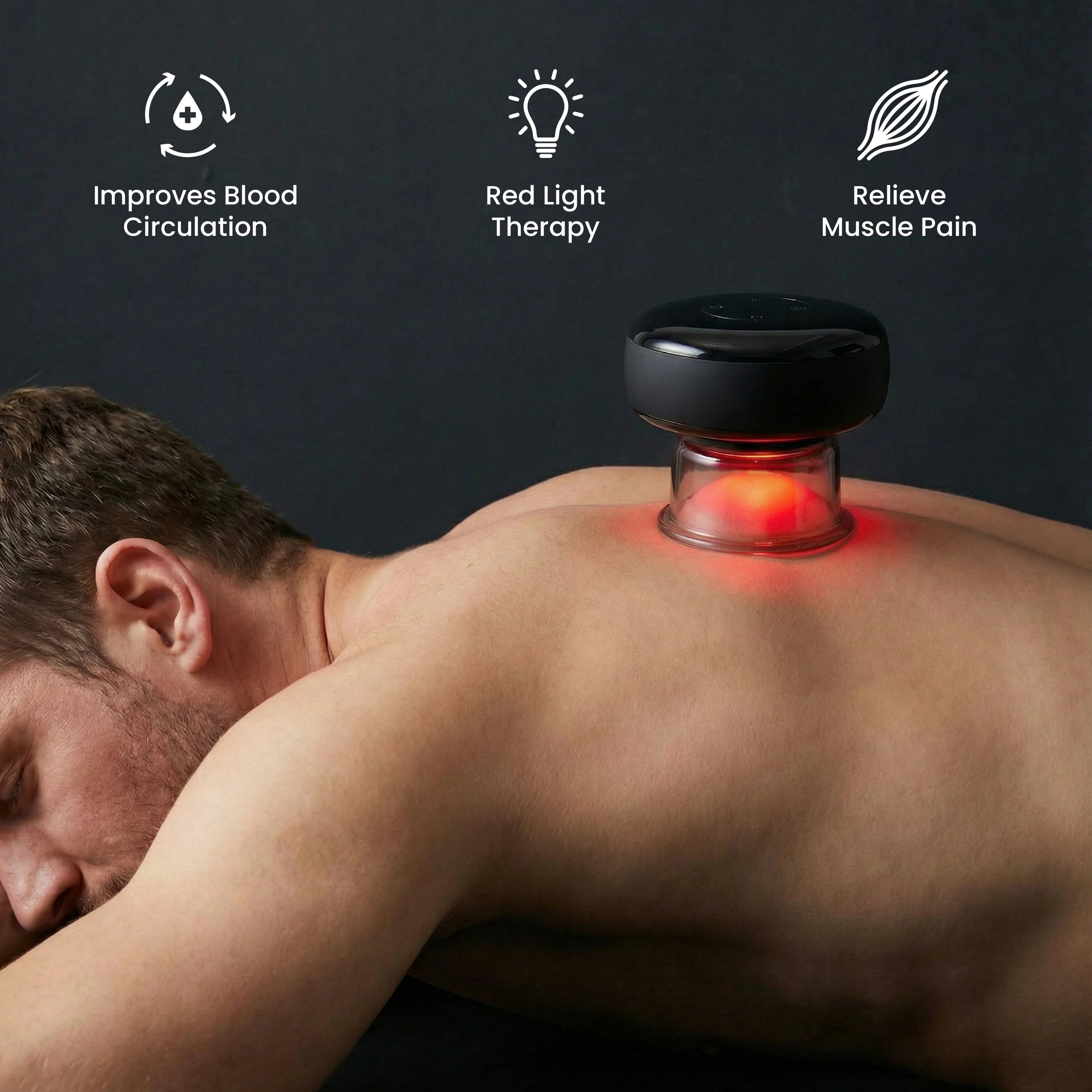 Venavu Smart Cupping Red Light Therapy Massager